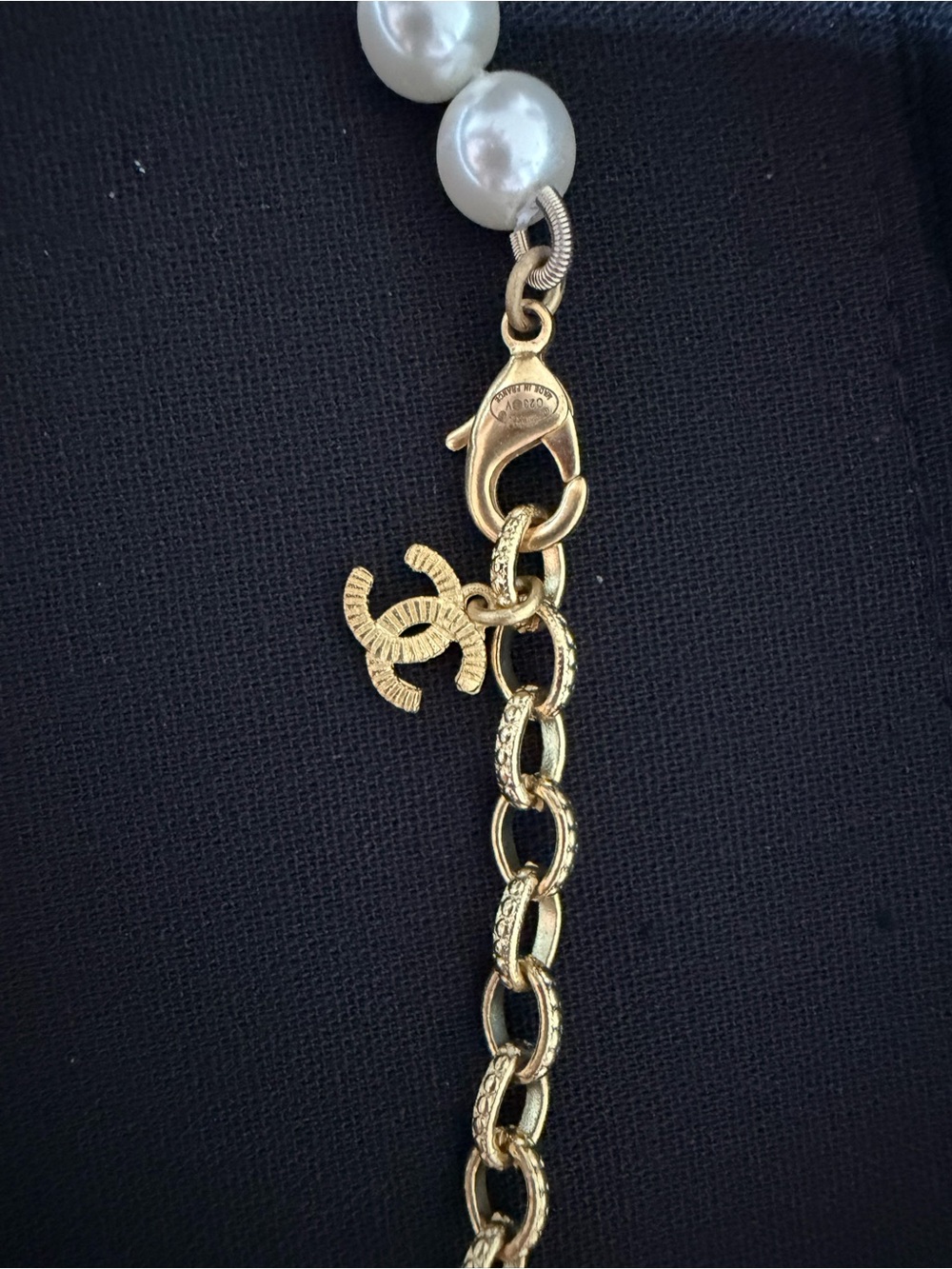 CHANEL Pearl CC Pendant Necklace – Timeless Elegance